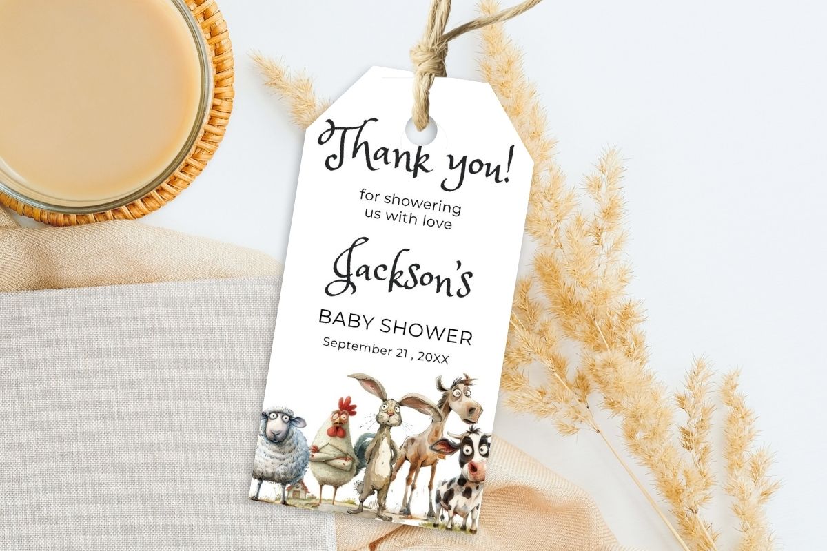 Printable Birthday Party Gift Tag 9