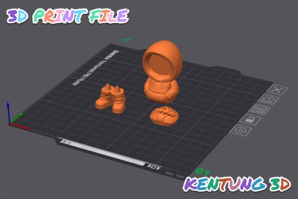 Halloween Pumpkin Hoodie Ghost Figurine - 3D Printable Spooky Desk Decor - Image 8
