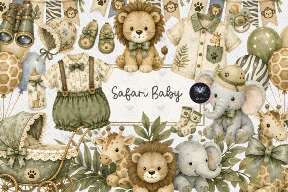 Safari Baby Clipart