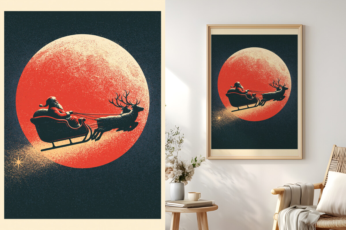 Santa Sleigh, Christmas Decor 2026