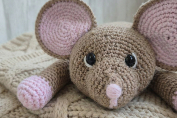 Sleepy Mouse Snuggler Crochet Pattern