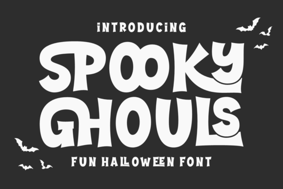 Spooky Ghouls Display Font By Riman (7NTypes)