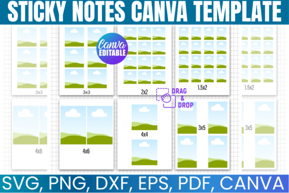 Sticky Notes Canva Template