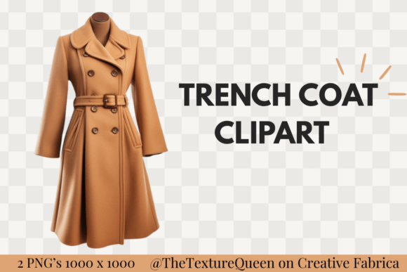 Trench Coat Clipart: Fall & Winter Coat