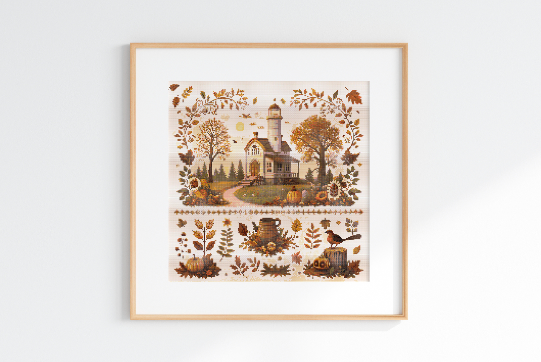 Autumn Sampler Counted Cross Stitch PDF