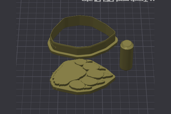Bear Paw Print Cookie Cutter STL - 3D Printable Digital File - Image 4