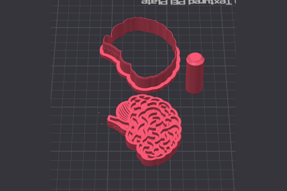 Brain Cookie Cutter STL File - 3D Printable Anatomy Treat Mold - Image 4