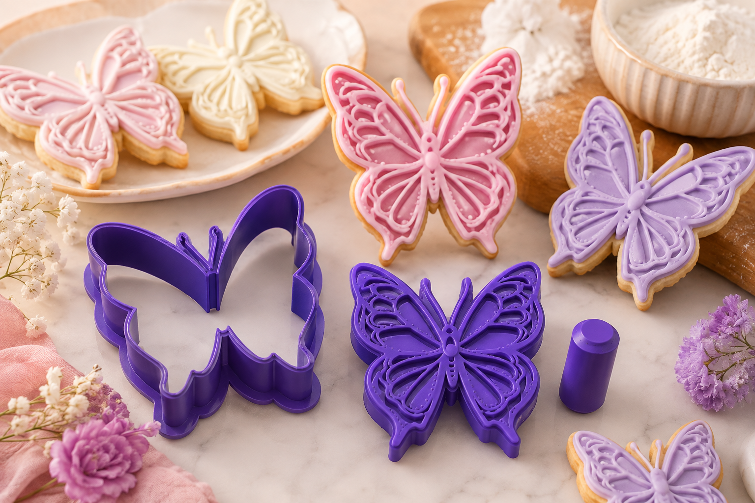 Butterfly Cookie Cutter STL Files - 3D Printable Baking Design - Image 5