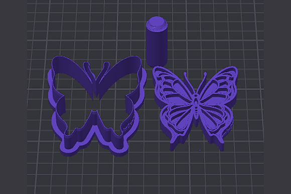 Butterfly Cookie Cutter STL Files - 3D Printable Baking Design - Image 4