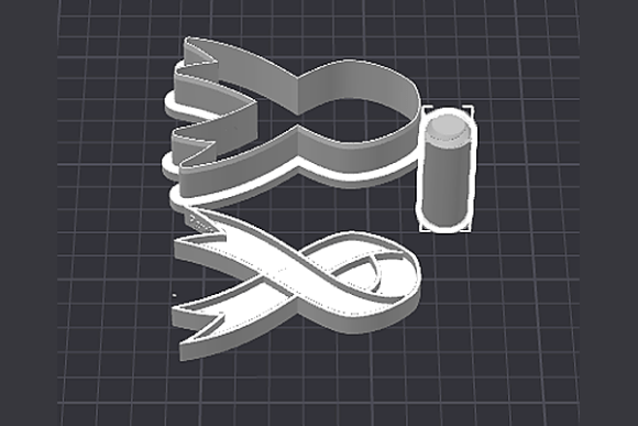 Cancer Awareness Ribbon Cookie Cutter STL Files | 3D Printable Digital Download - Image 5