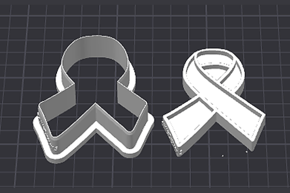 Cancer Awareness Ribbon Cookie Cutter STL Files | 3D Printable Digital Download - Image 7