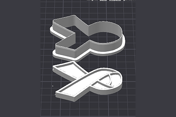 Cancer Awareness Ribbon Cookie Cutter STL Files | 3D Printable Digital Download - Image 8