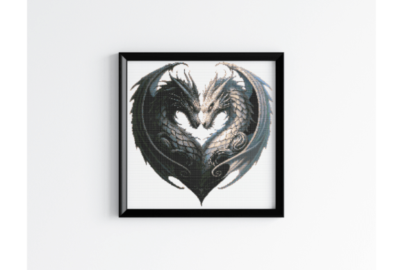 Celestial Dragon Cross Stitch Pattern