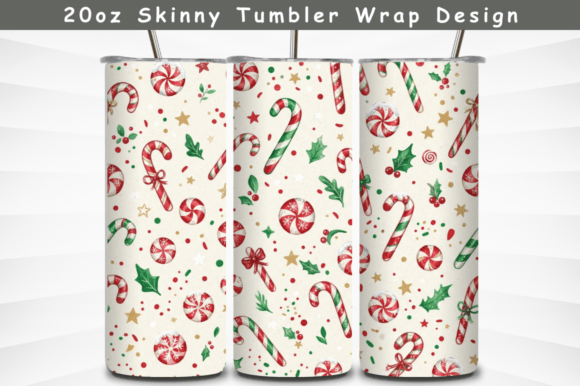 Christmas Confetti 20oz Tumbler Wraps Pn