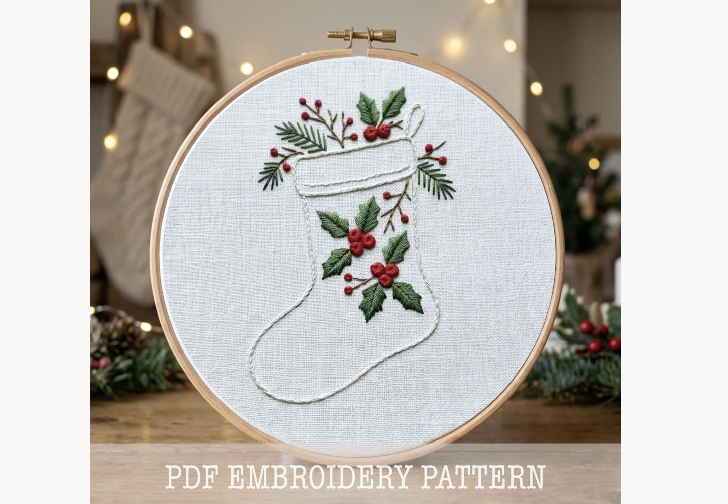 Christmas Stocking Hand Embroidery Pdf