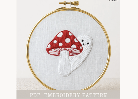 Cute Ghost Hand Embroidery PDF Pattern