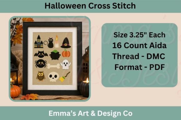 Halloween Cross Stitch Bundle