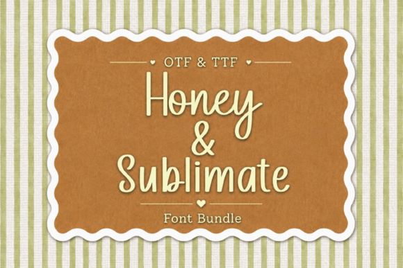 Honey Sublimate Fonts