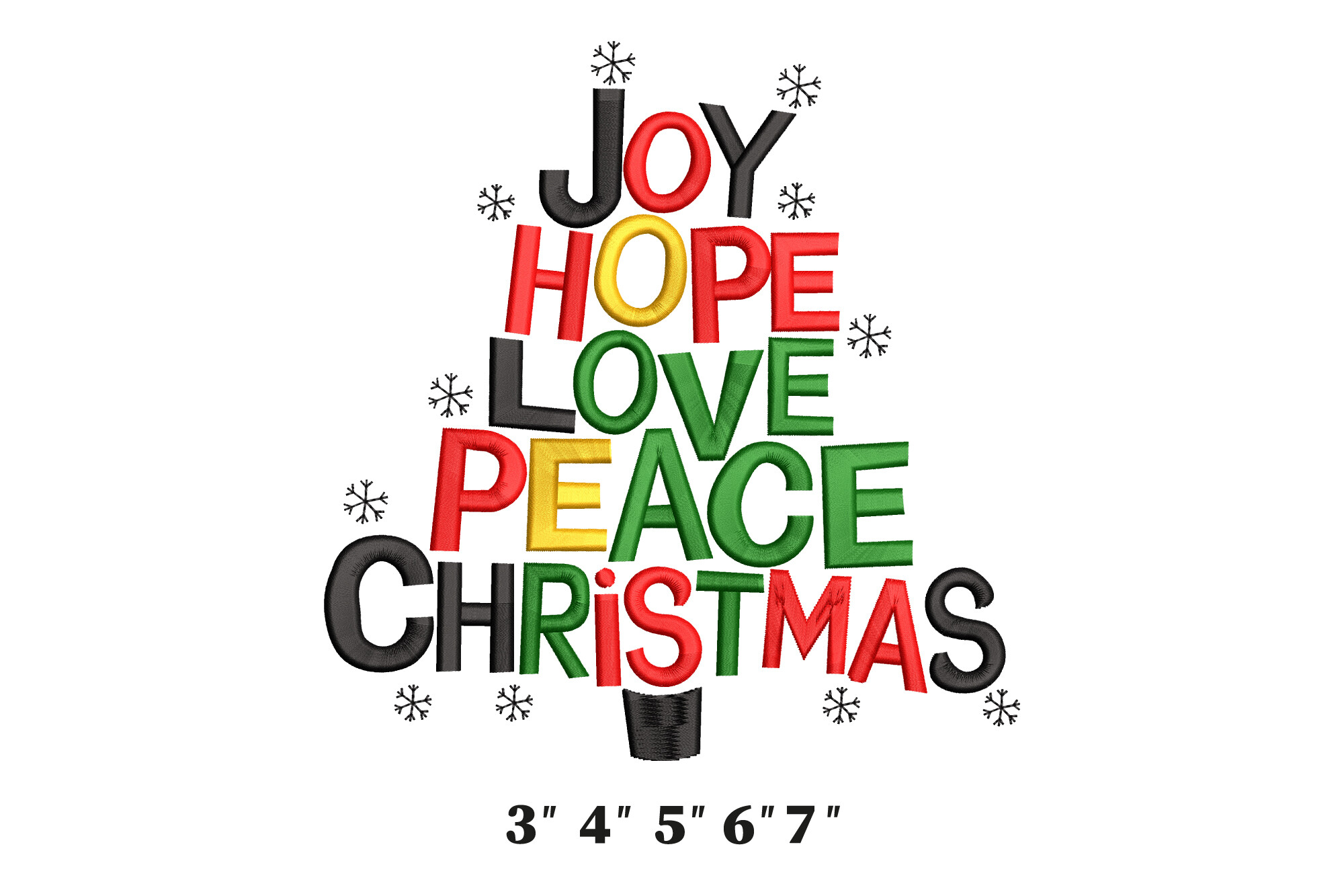Joy Hope Love Peace Christmas - photo 1