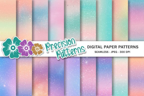 Pastel Ombre Purple Pink Blue Background