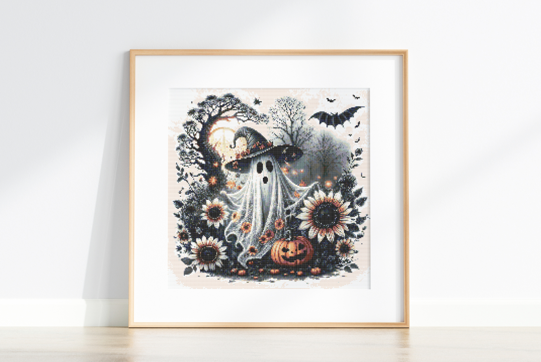 Reading Ghost Cross Stitch Pattern
