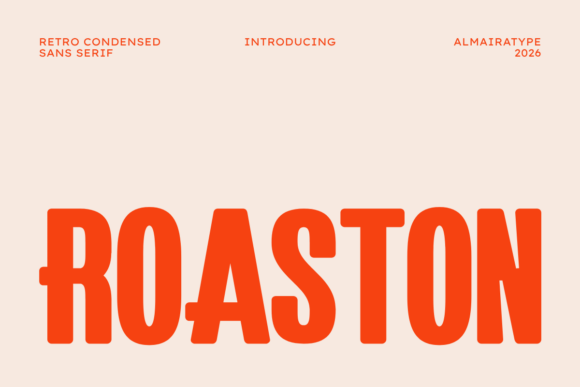 Roaston Sans Serif Font By Almairatype Studio