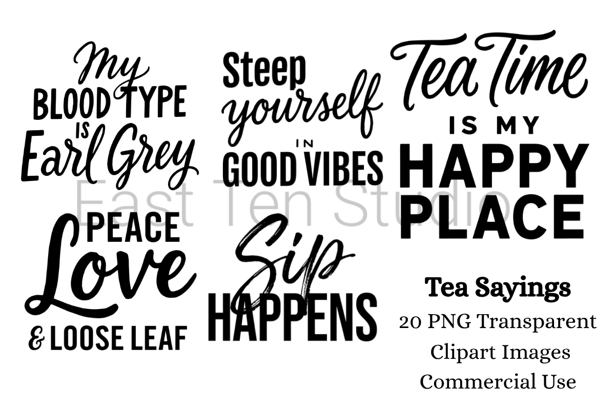 Tea Sayings Bundle