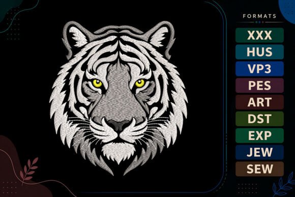 Tiger Head Portrait