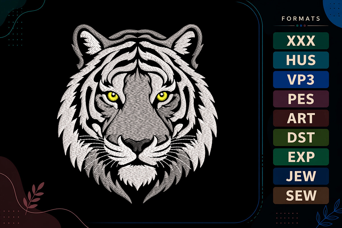 Tiger Head Portrait