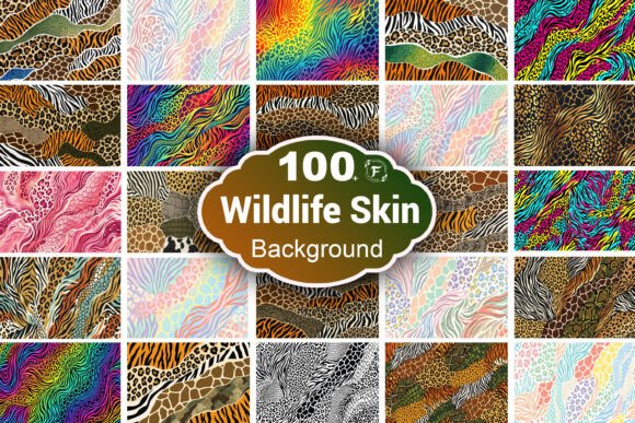 Wildlife Skin Digital Paper