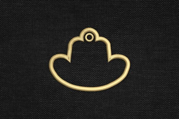 Blank Bag Tag or Key Fob Applique