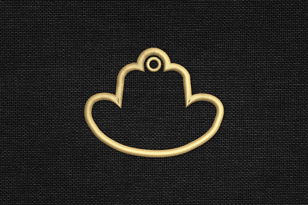 Blank Bag Tag or Key Fob Applique
