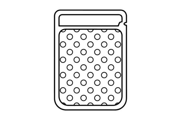 Polka Dot Pattern Gift Card Holder Outli