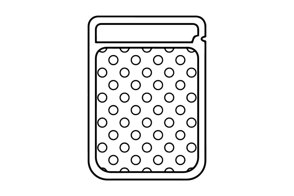 Polka Dot Pattern Gift Card Holder Outli