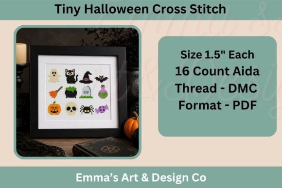 Tiny Halloween Cross Stitch Patterns
