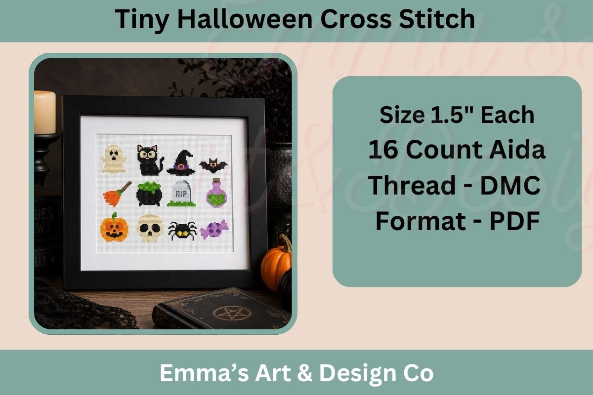 Tiny Halloween Cross Stitch Patterns