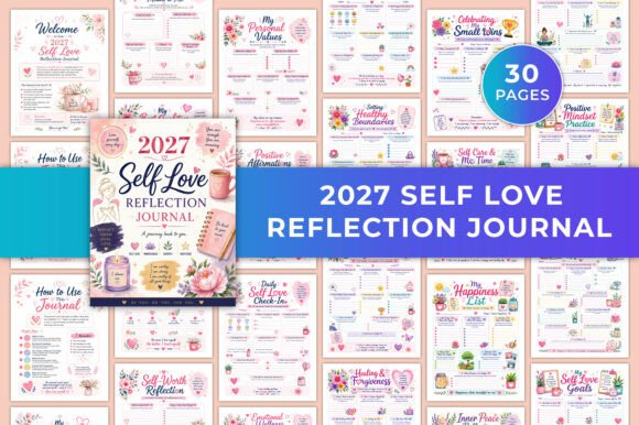 2027 Self Love Reflection Journal KDP