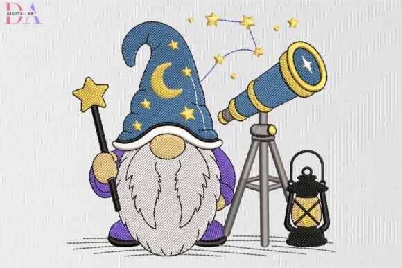 Astrology Gnome with Telescope