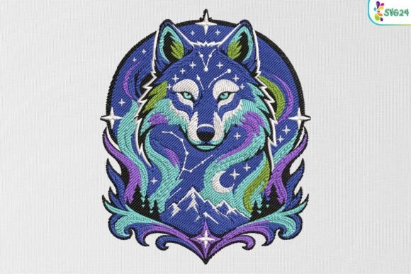 Celestial Wolf Head