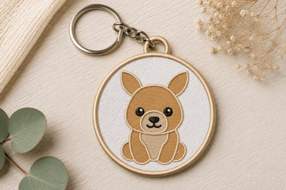 Cute Dog Keychain