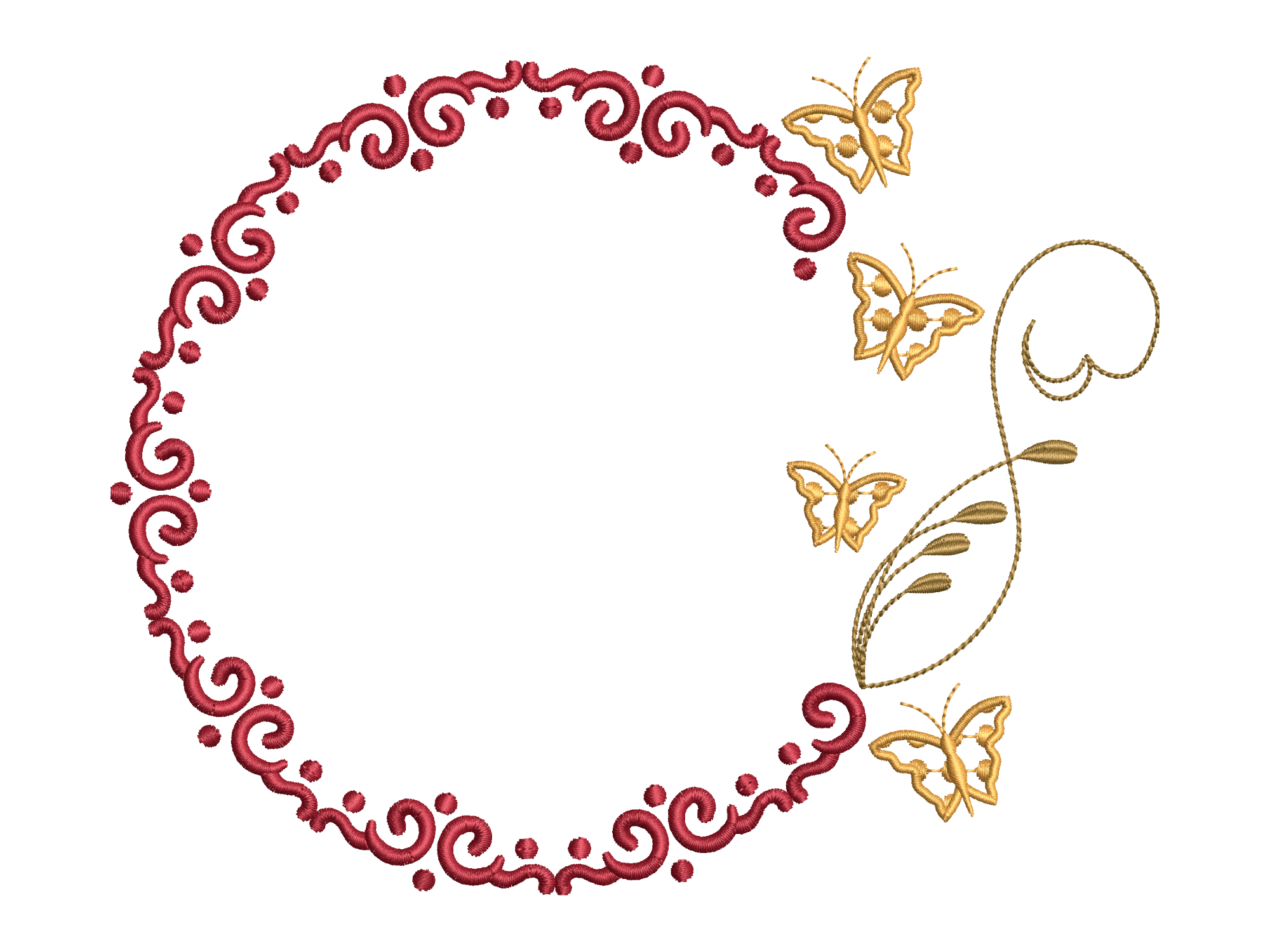 Elegant Butterfly Heart Wreath