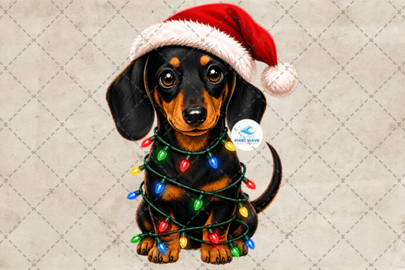Funny Wiener Dog Christmas Dachshund Png