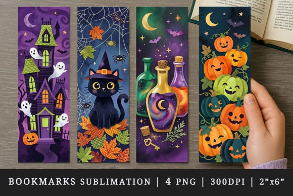 Halloween Bookmark Design Set