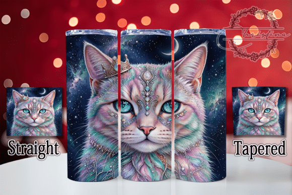 Mystical Cosmic Cat 20oz Tumbler