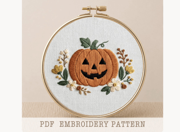 Spooky Hand Embroidery PDF Pattern