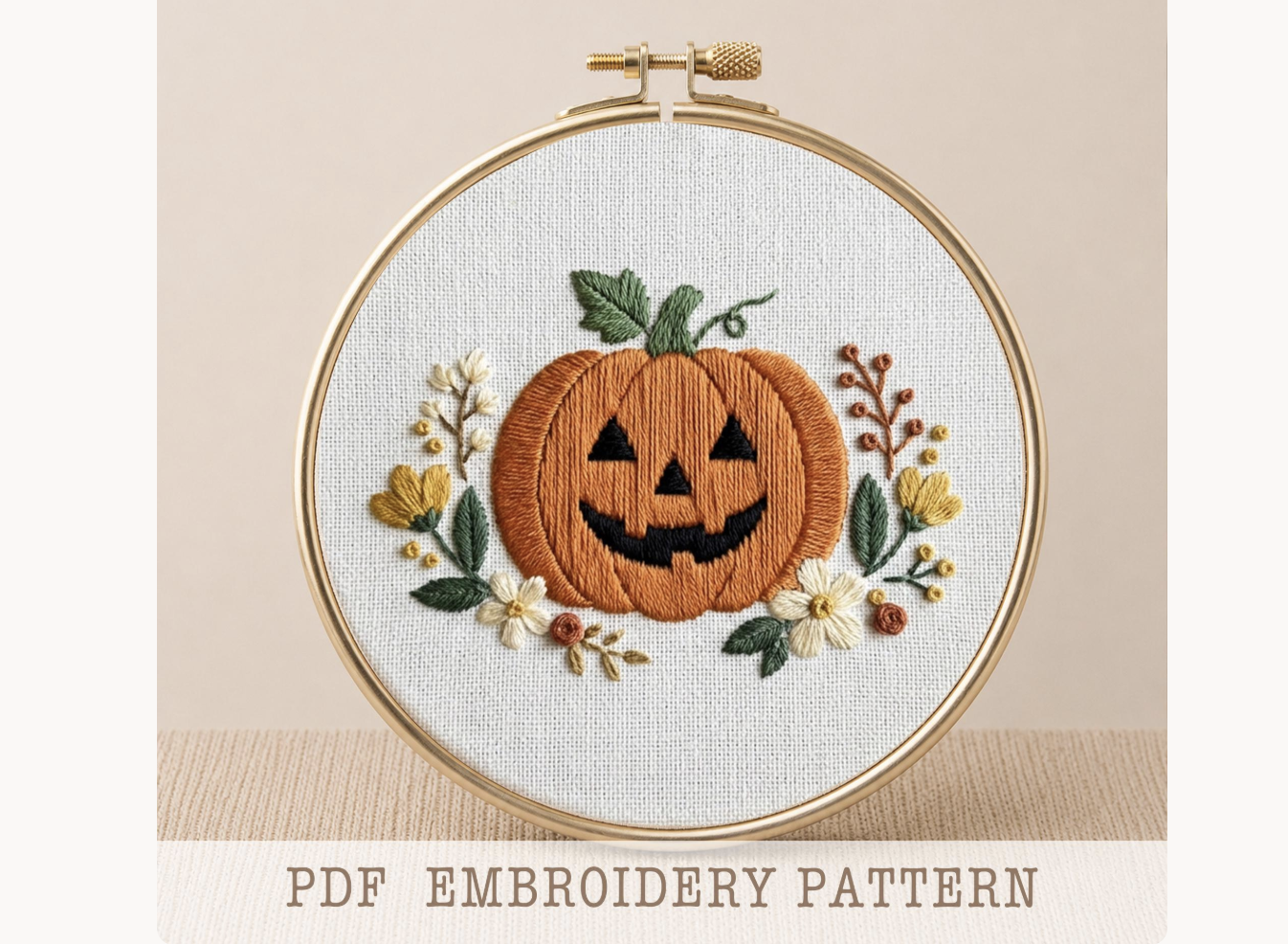 Spooky Hand Embroidery PDF Pattern