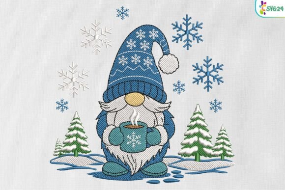 Winter Snowflake Gnome