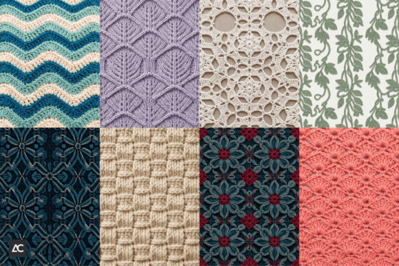 8 Crochet Stitch Patterns