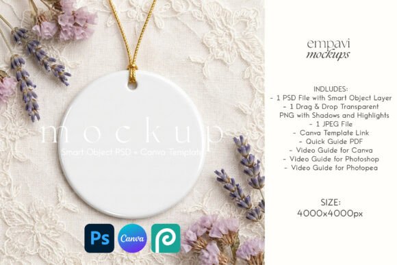 Ceramic Ornament Mockup