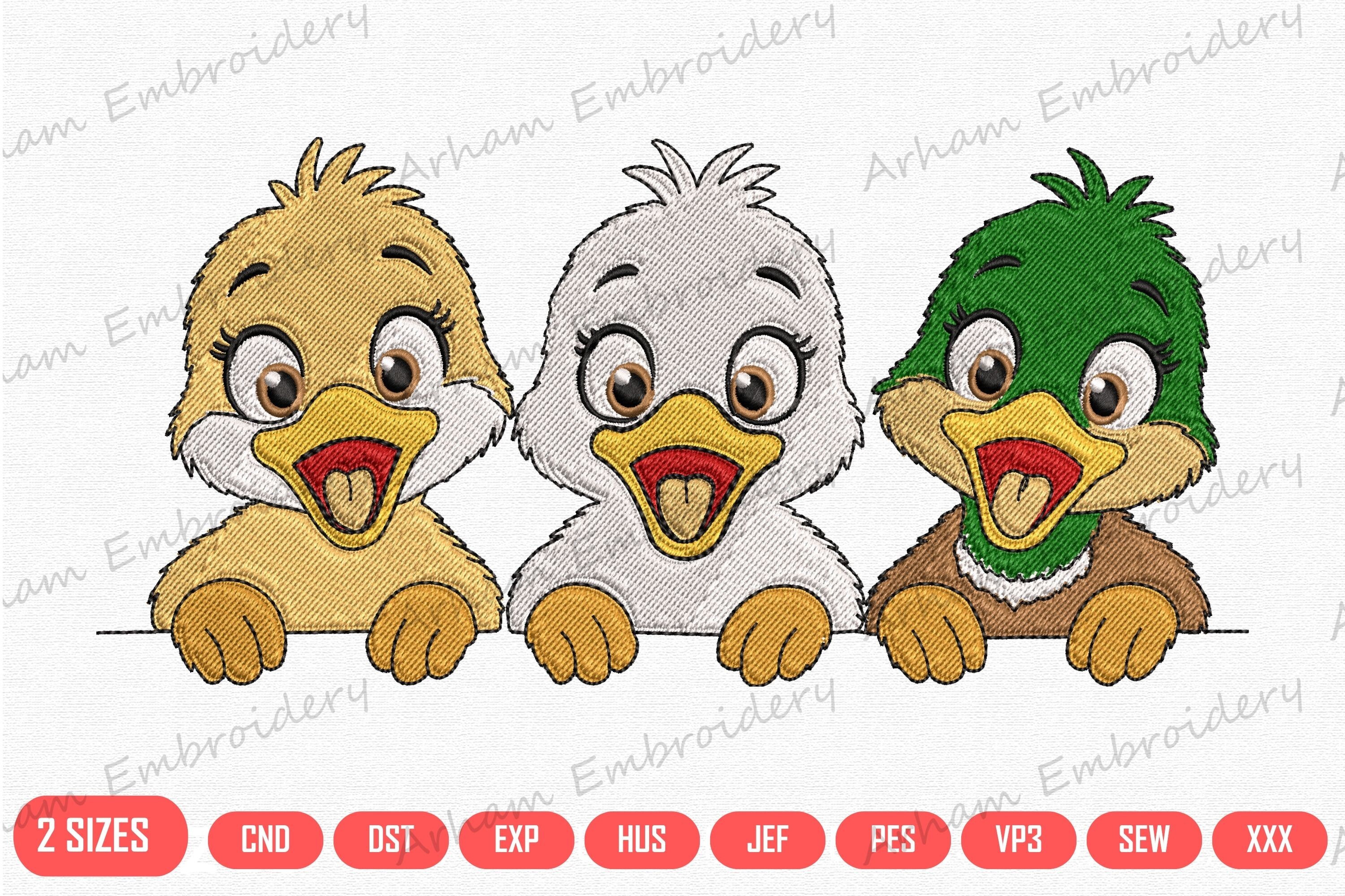 Cute Duck Trio